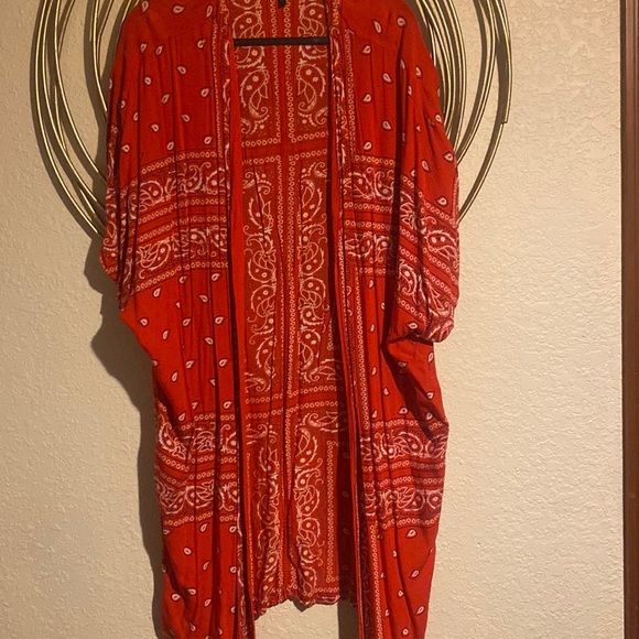 RED BANDANNA KK SWIMSUIT COVERUP❤️ - Picture 1 of 4